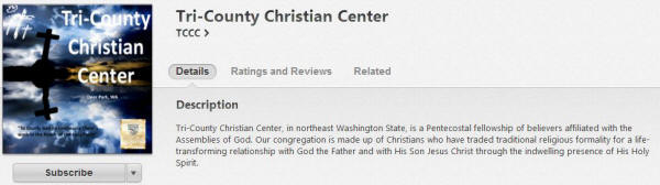 Podcasts - View in iTunes - Tri-County Christian Center, Deer Park, WA