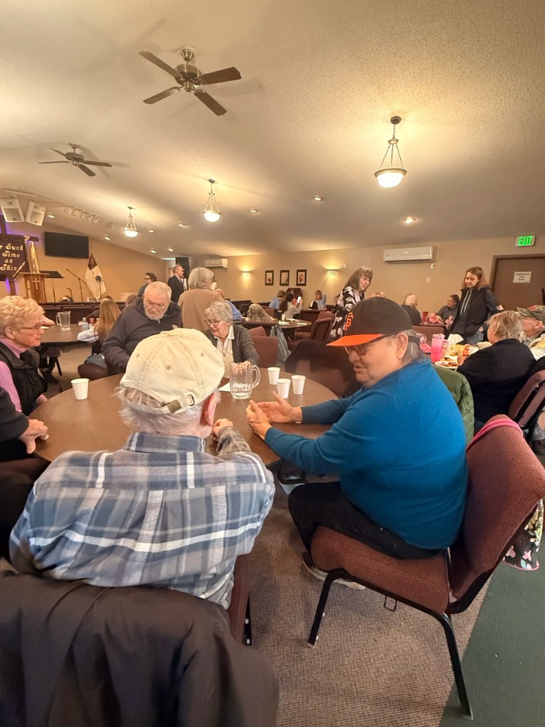 Fellowship and conversation at TCCC